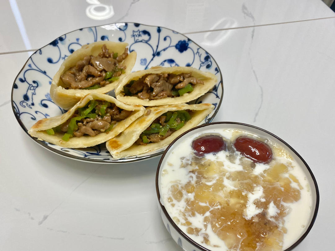 不用发面的低脂口袋饼