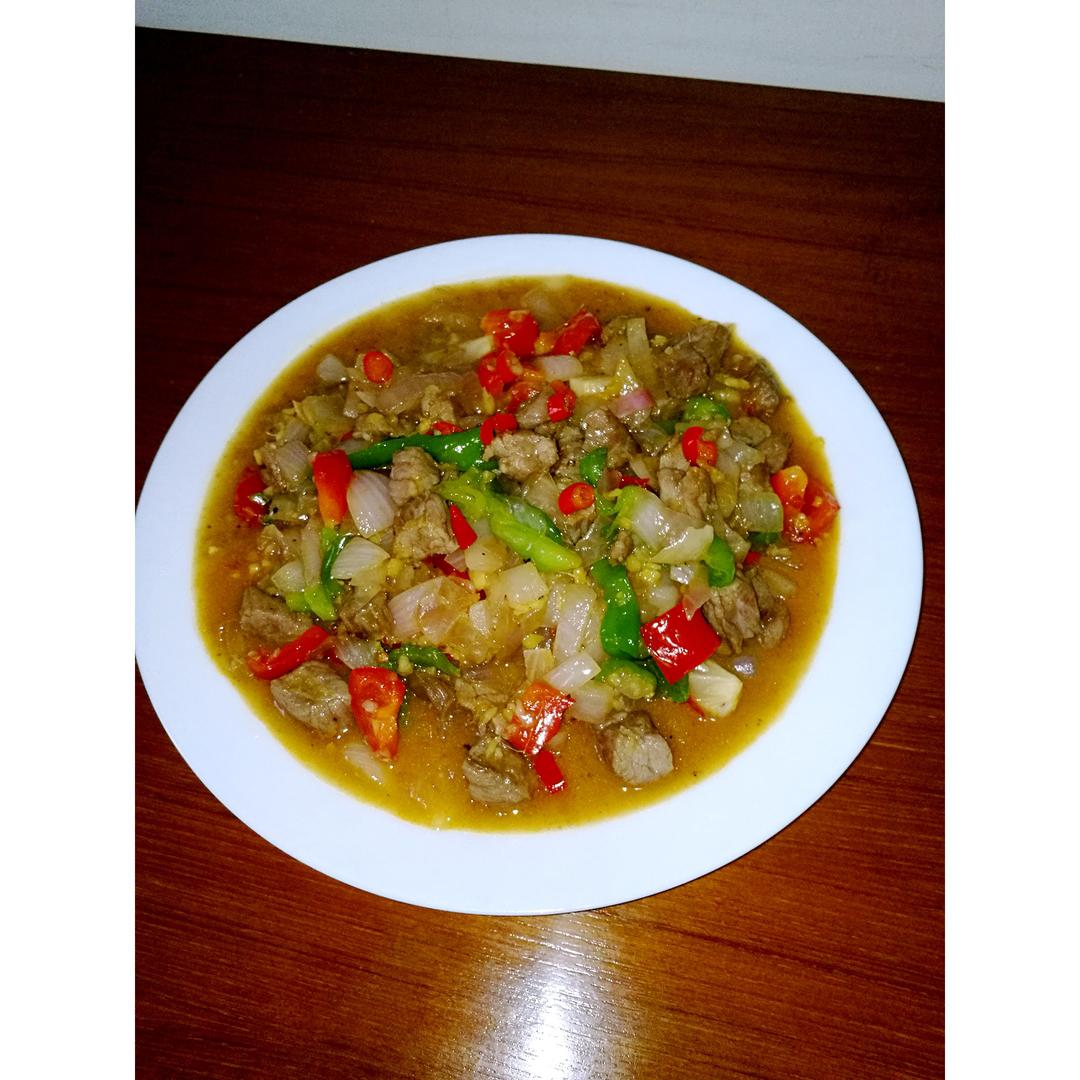 孜然牛肉粒