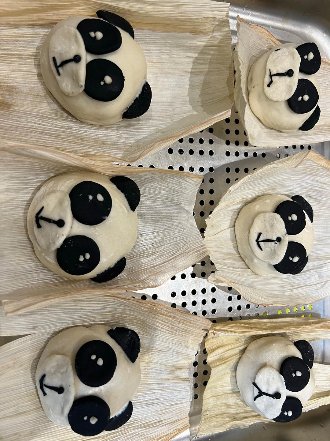 简单易做的萌宠熊猫宝宝叉烧包子馒头