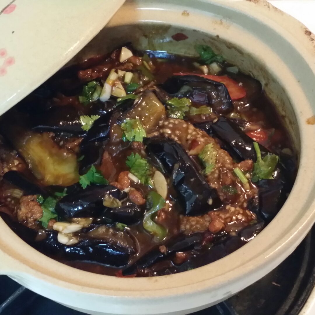 鱼香茄子煲