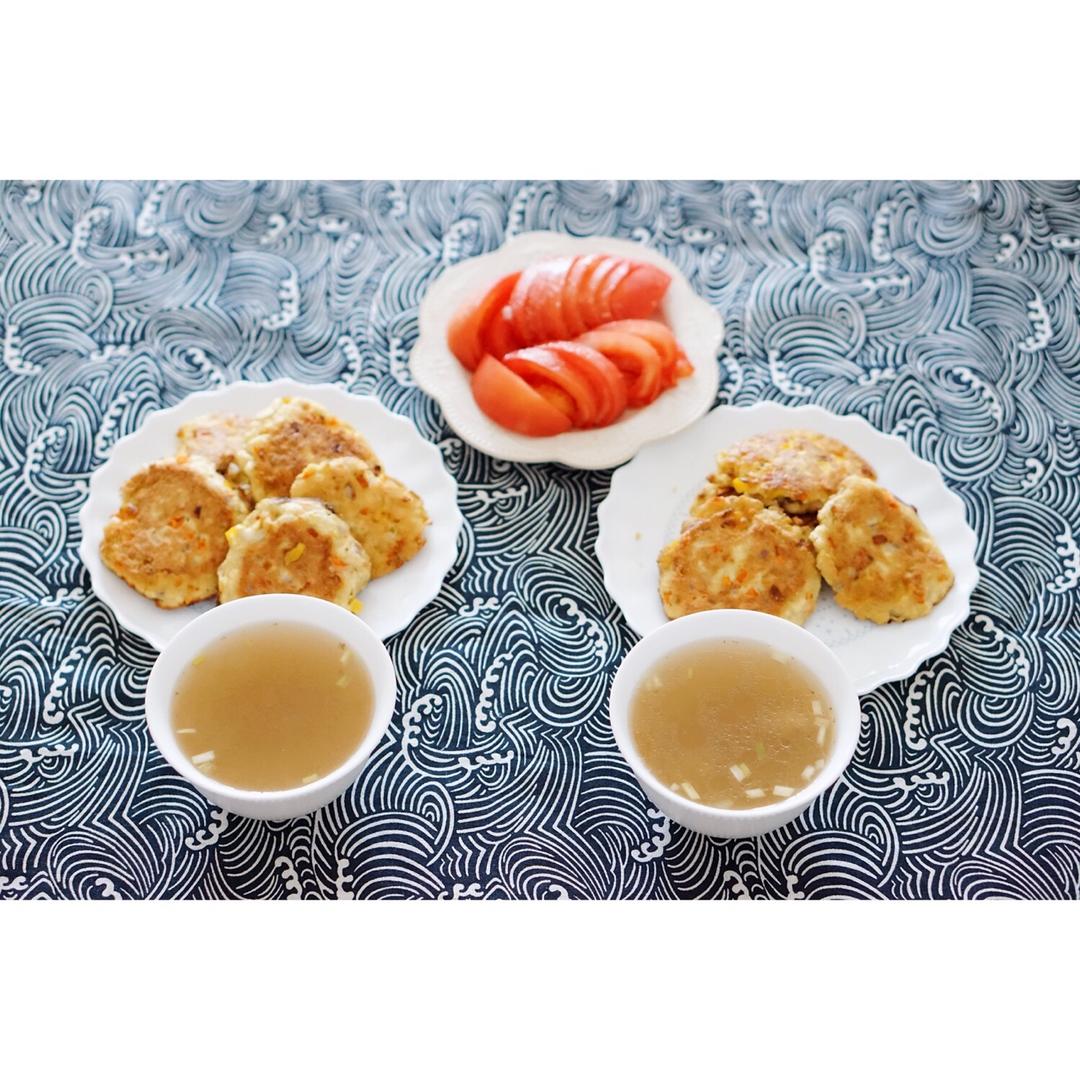 虾仁豆腐饼