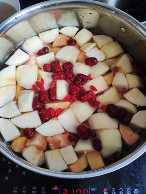 美容降燥-木瓜苹果汤的做法 步骤5