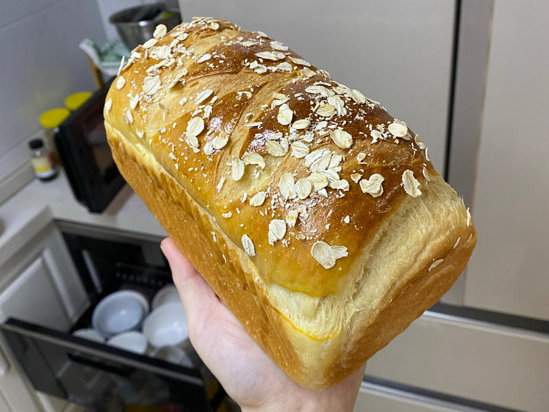 纯奶手撕吐司的做法 步骤1