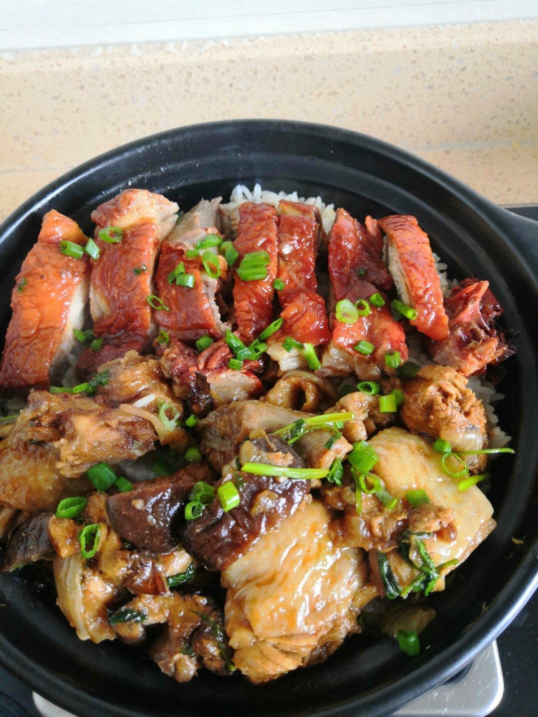 香肠煲仔饭