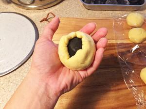 芝麻馅豆包（玉米面版）的做法 步骤8