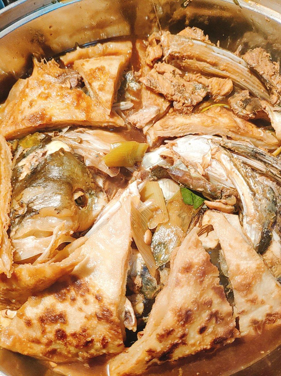 鱼头泡饼 炖鱼头（家庭版旺顺阁）