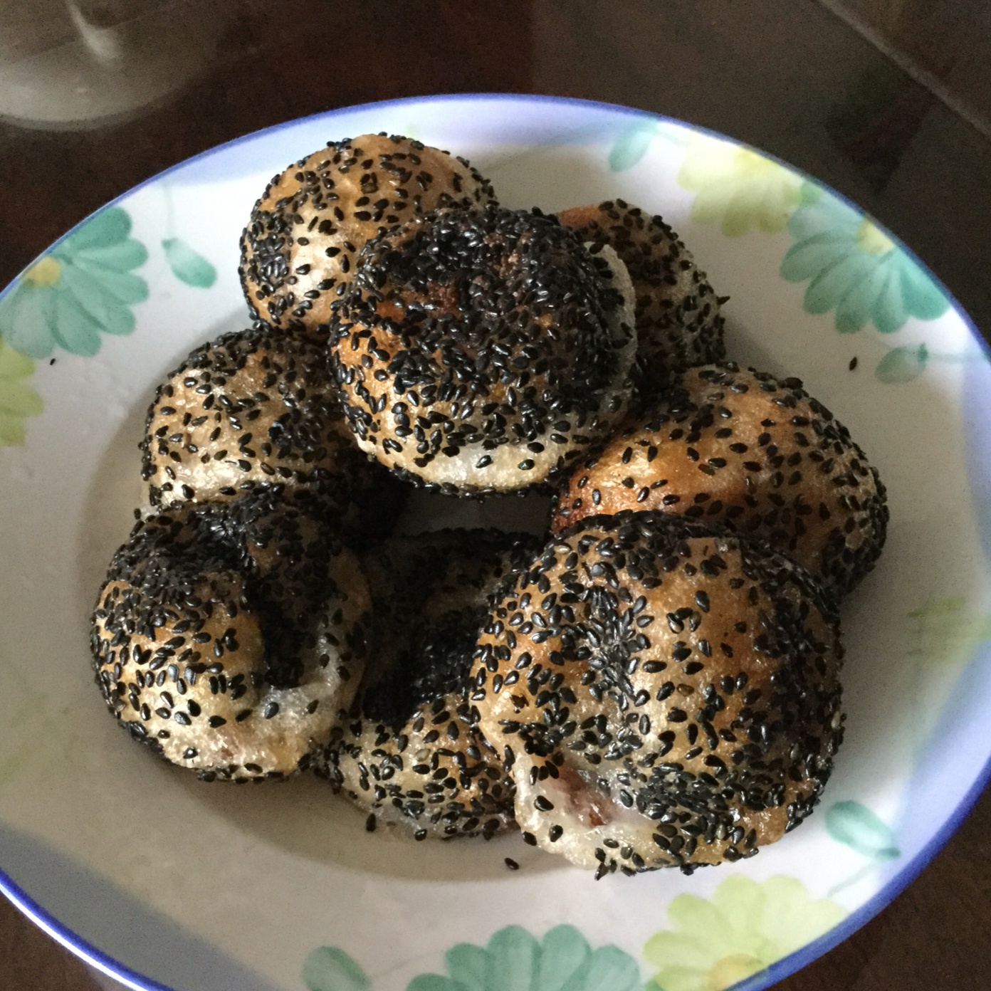 豆沙麻球
