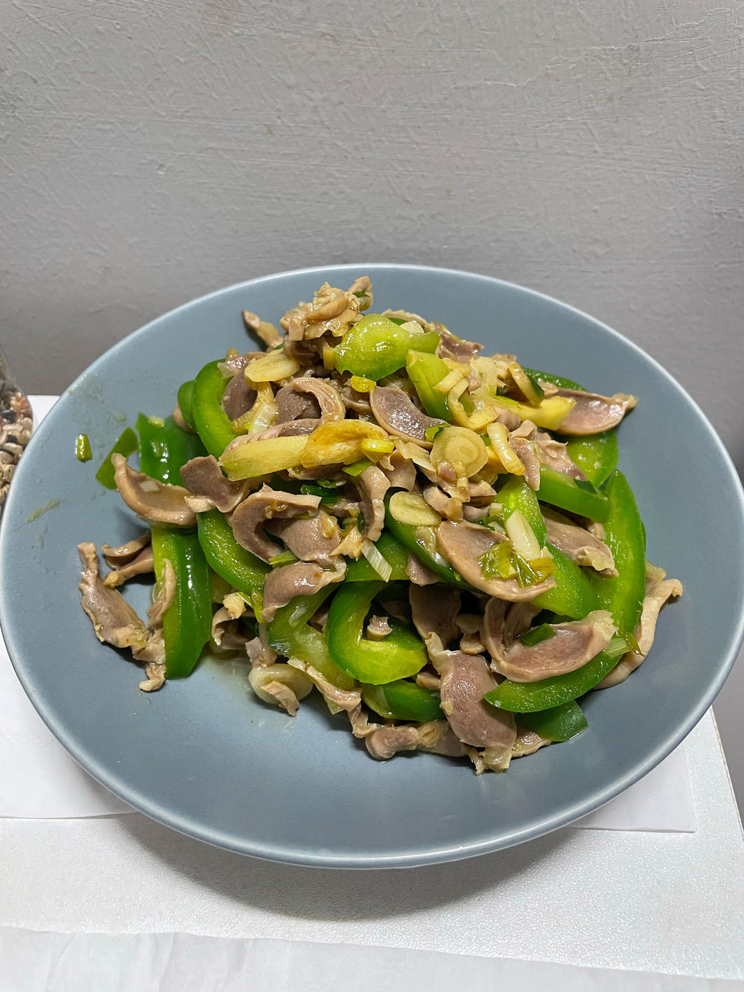 巨好吃的青椒炒鸡胗