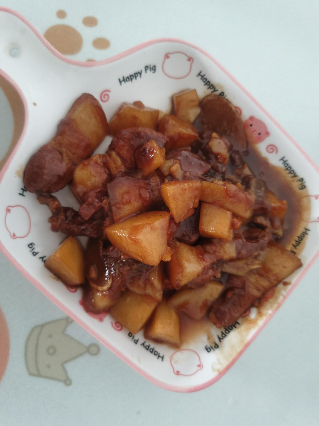 红烧肉炖土豆（丝毫不腻）