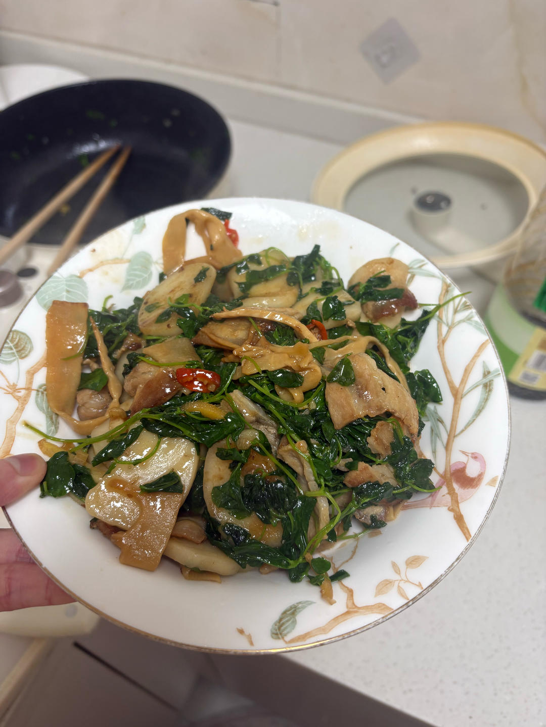 春日限定 草头牛肉末炒年糕