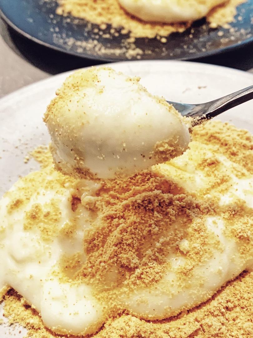 快手三步搞定鲜奶麻薯 木薯淀粉版 五分钟做完的增肌减脂期无糖低卡小零食甜点 无需称重 糯叽叽麻薯球 无糖无油 消耗黄豆粉 木薯淀粉 台湾麻吉奶奶