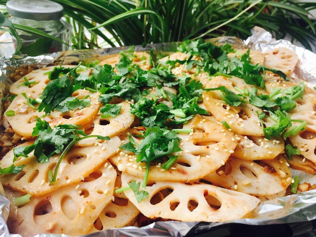 口水嗒嗒滴做的烤藕片