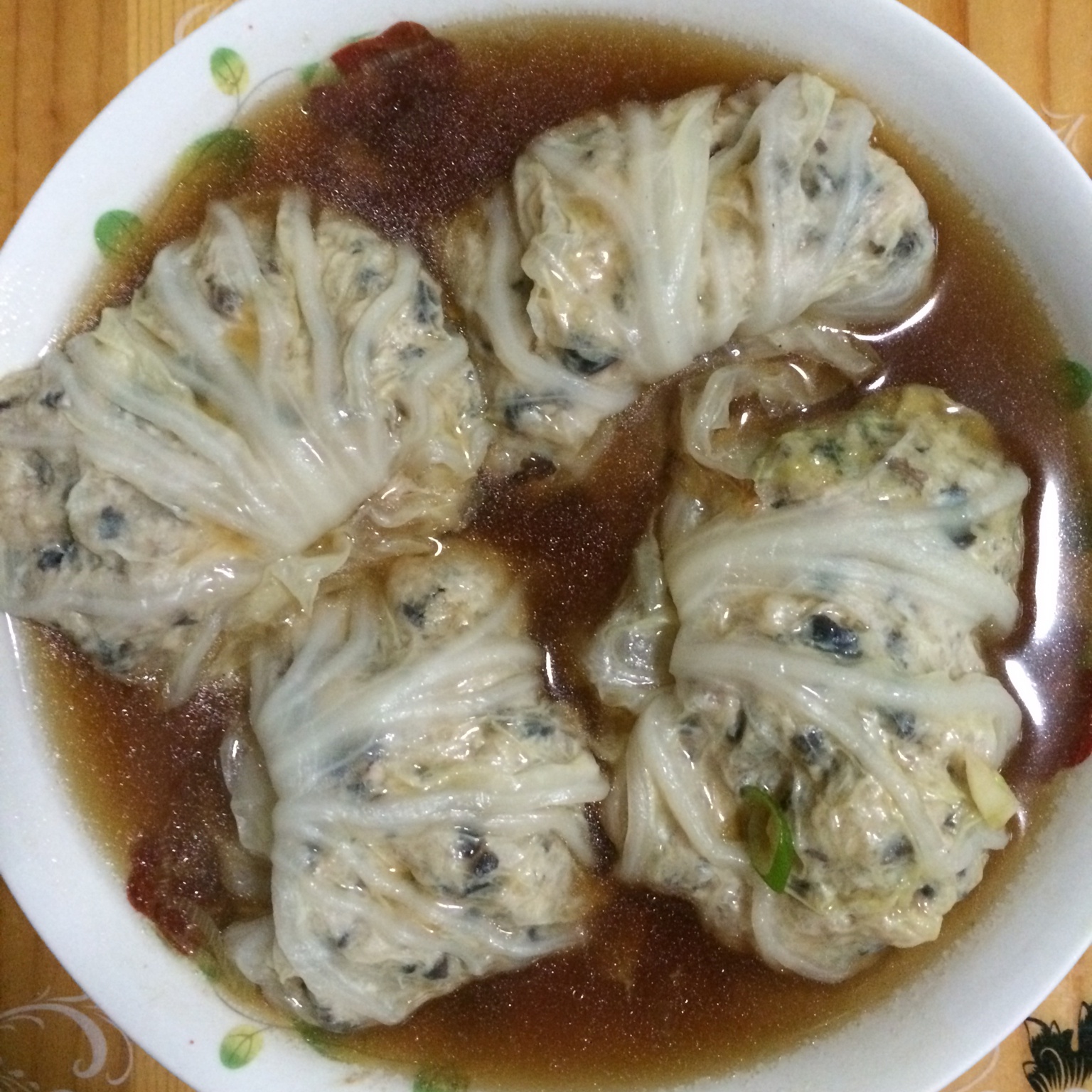 肉酿白菜卷