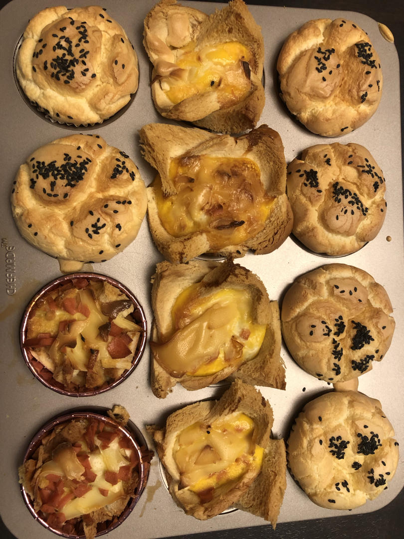 外酥里糯的粑粑糕（糯米蛋糕）少油少糖超级好吃！！！