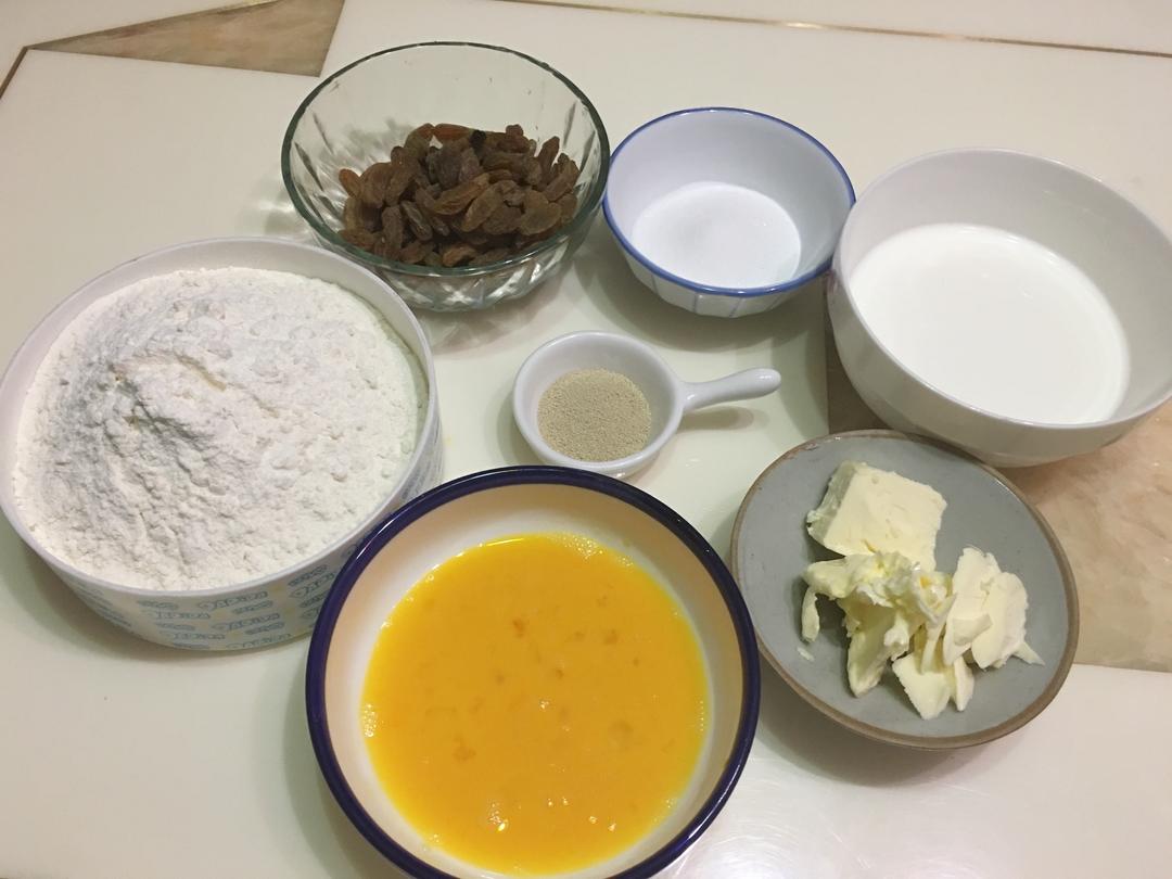 纯奶手撕吐司的做法 步骤1