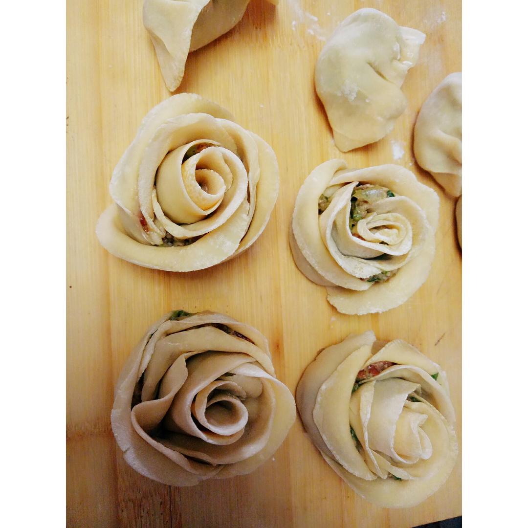 玫瑰花饺子