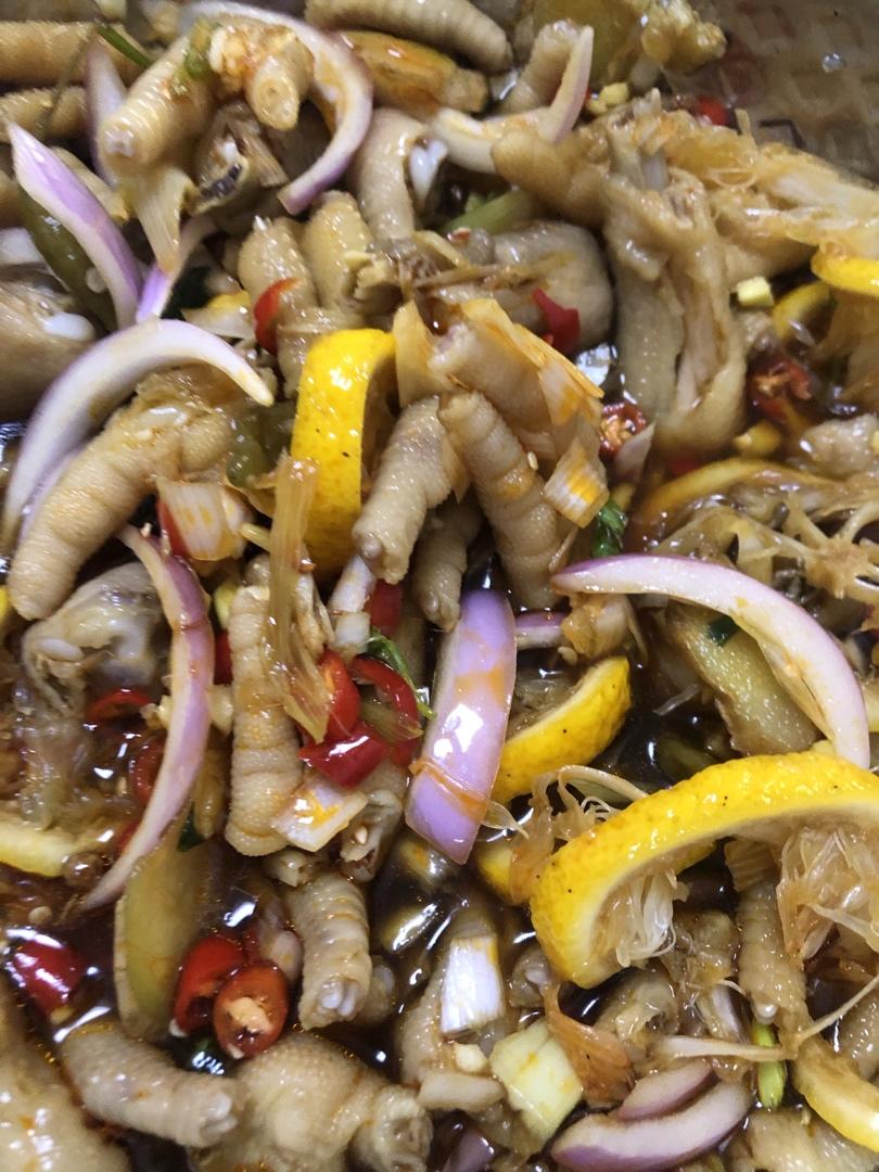 抖音网红百香果柠檬凤爪