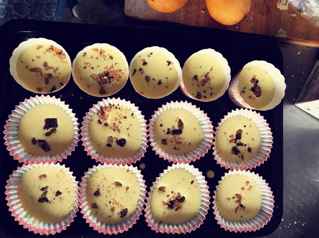 不塌不凹的纸杯戚风蛋糕