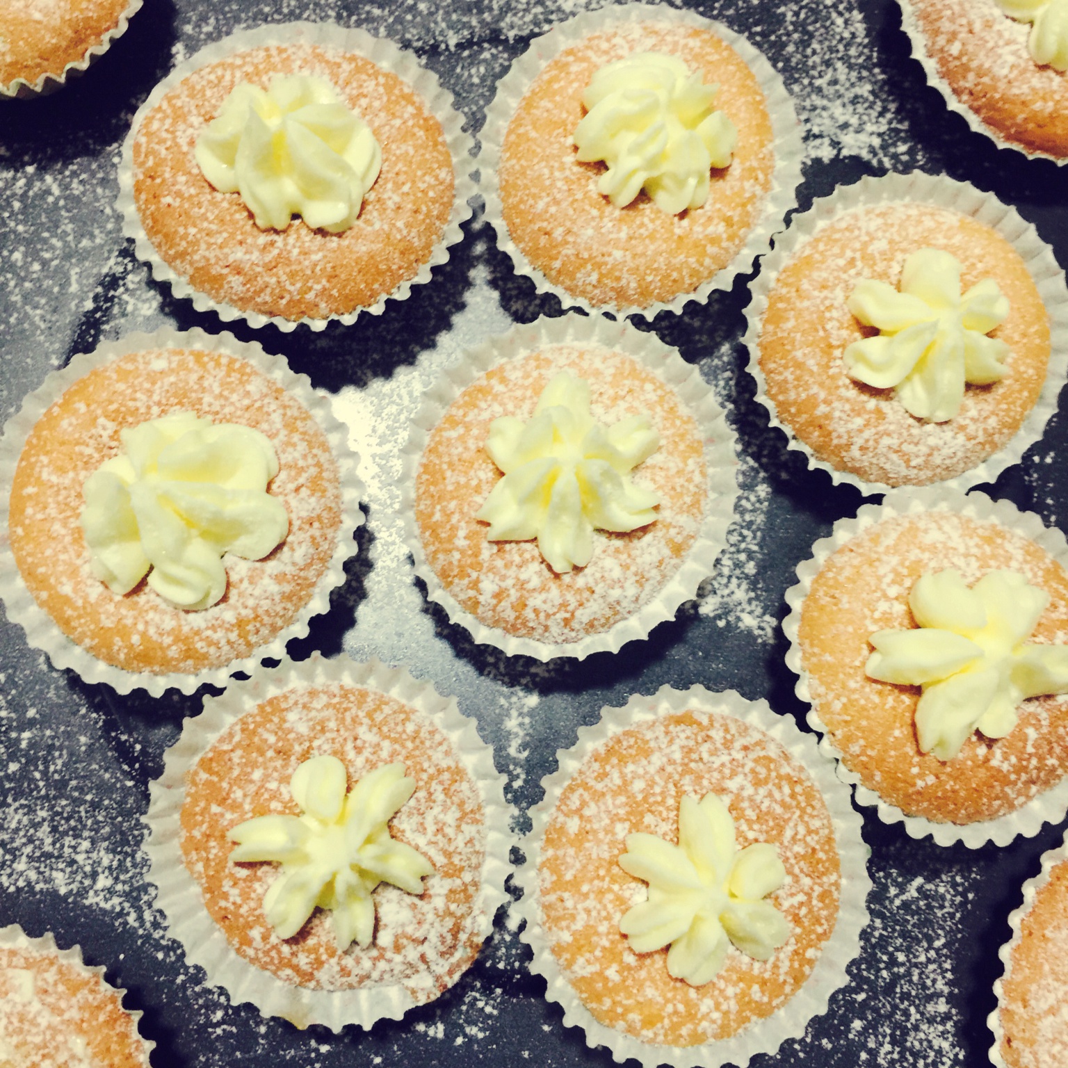 奶油戚风杯子蛋糕