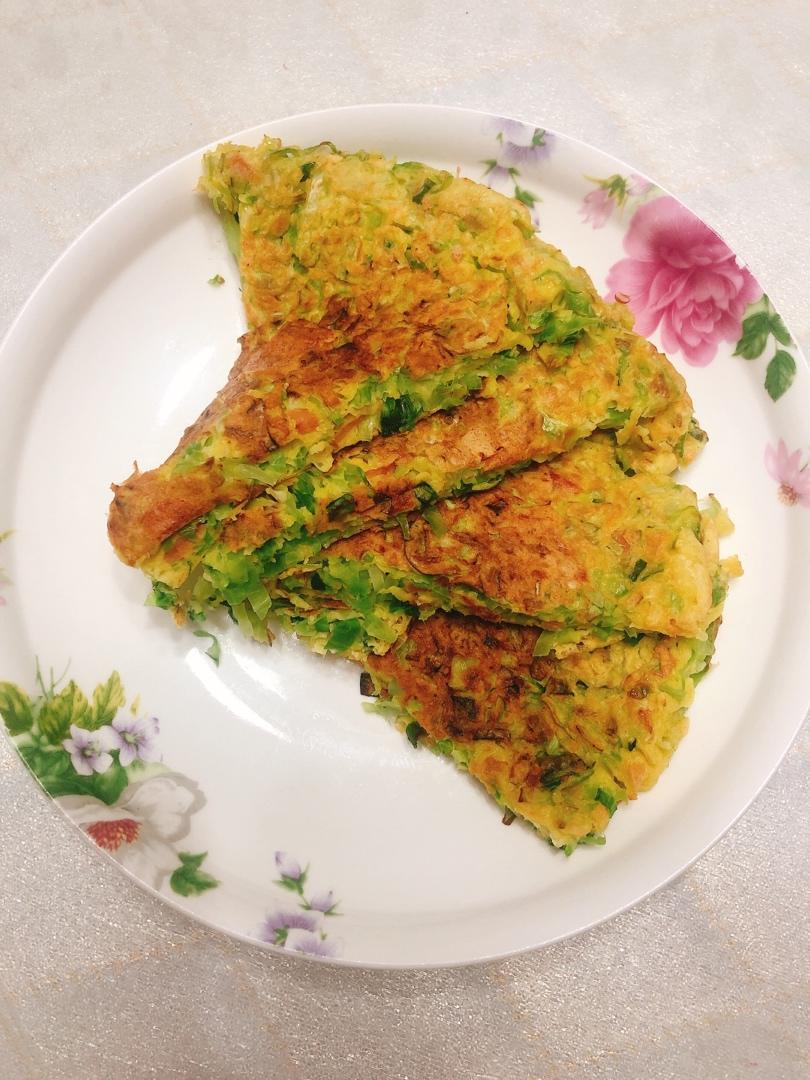 白菜鸡蛋早餐饼