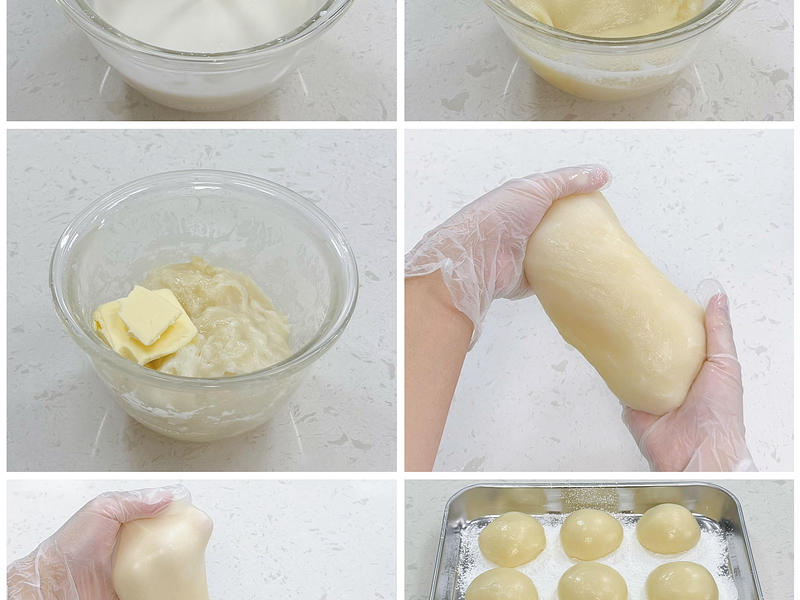 纯奶手撕吐司的做法 步骤1