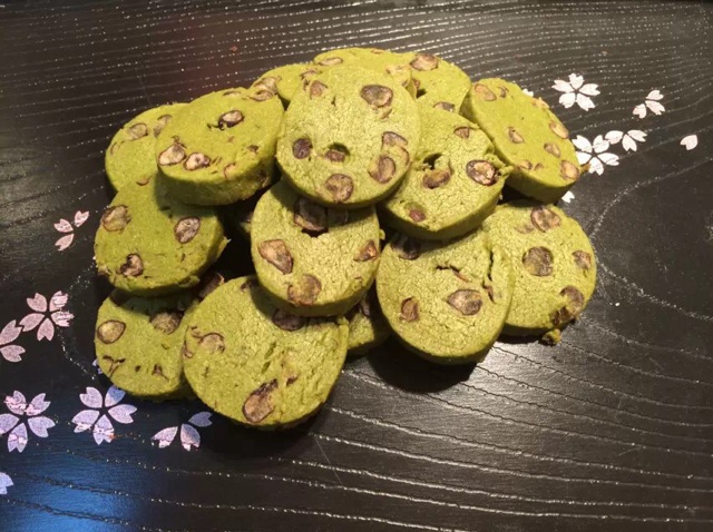 抹茶红豆饼干(减糖)