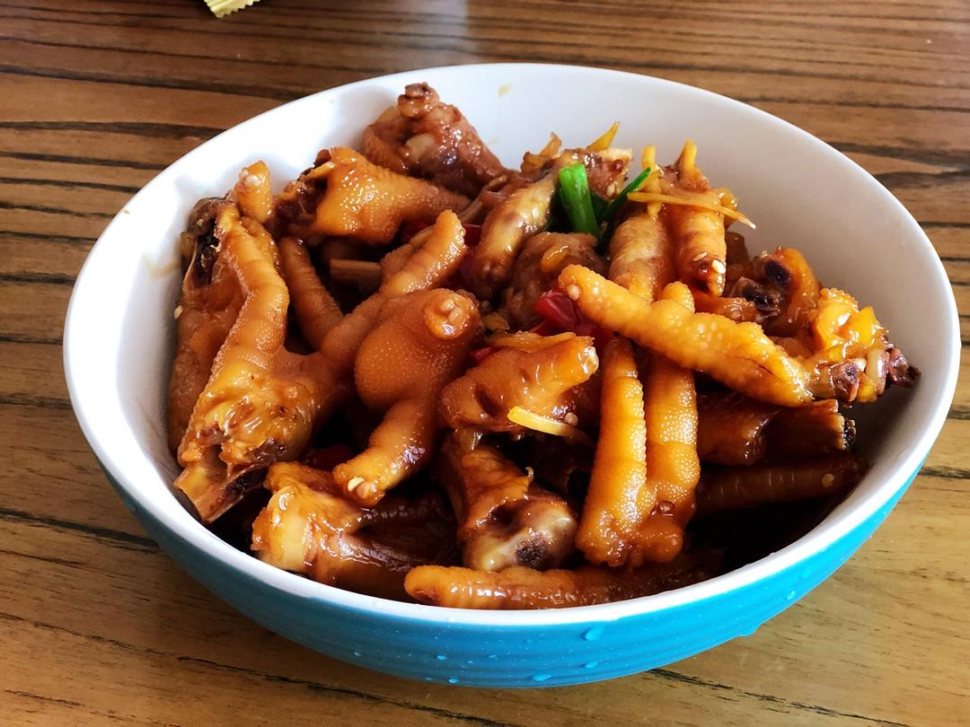 香辣烧鸡爪