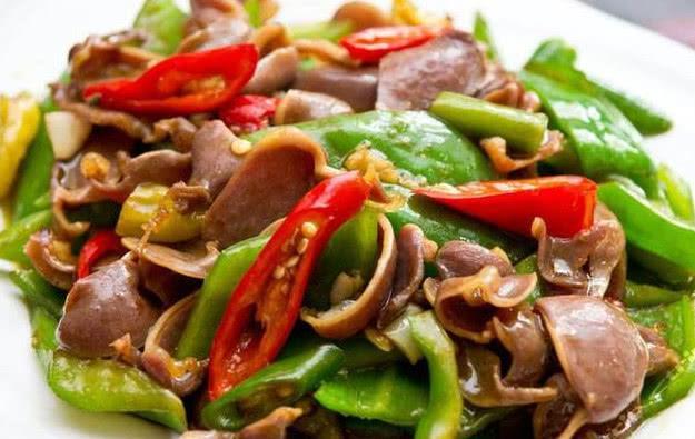 椒麻辣炒鸡胗的做法