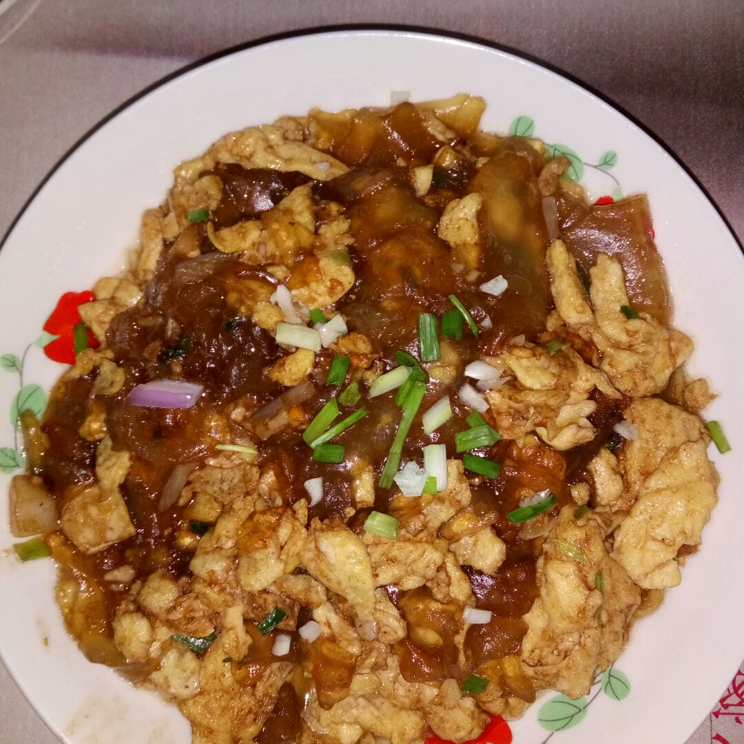 鸡蛋炒粉皮