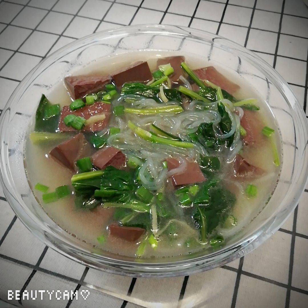 鸭血粉丝汤（简易版）
