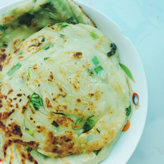 自制葱油饼
