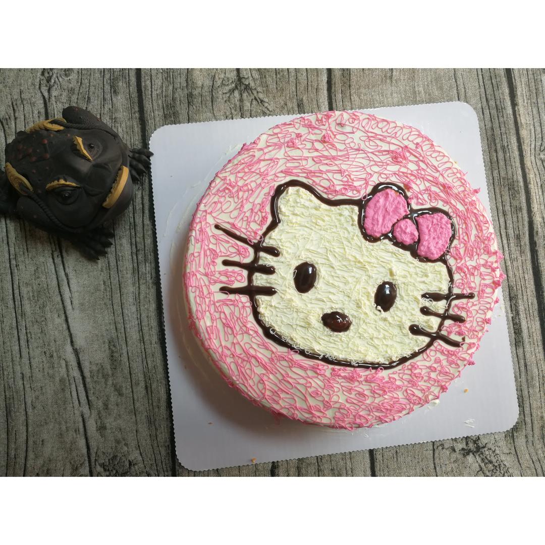 卡通生日蛋糕图案制作