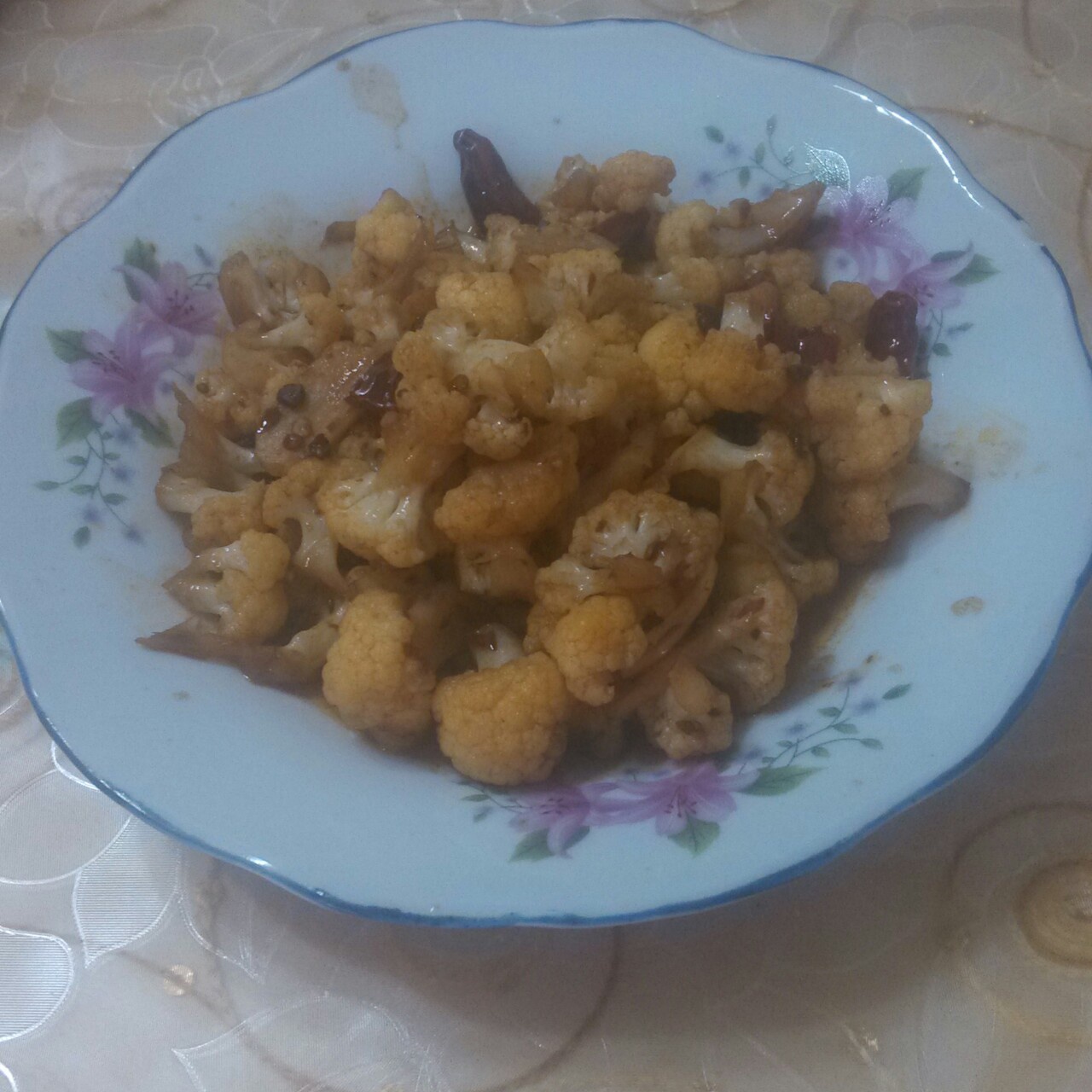 很“浪费”米饭的家常菜之一-------干锅菜花