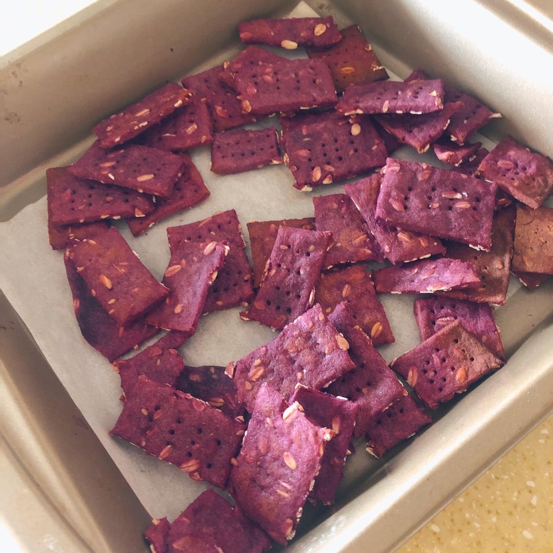 紫薯燕麦减脂饼干
