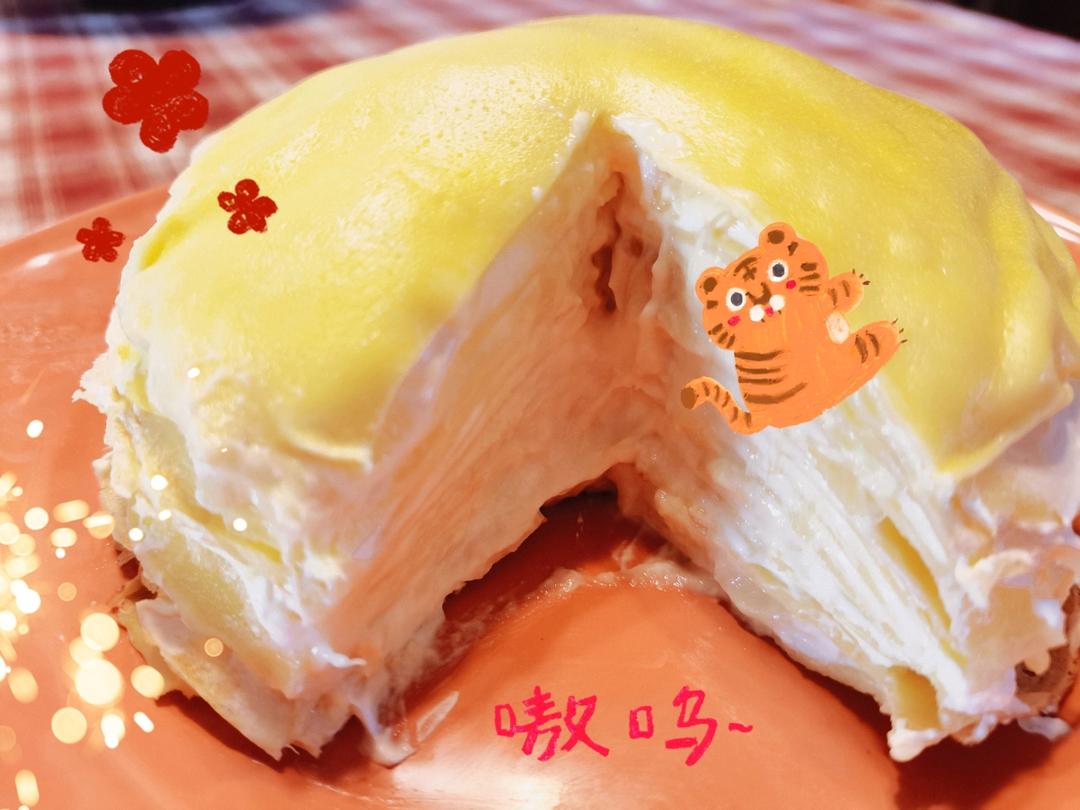 榴莲千层（超软糯蛋皮配方٩( ᐛ )و