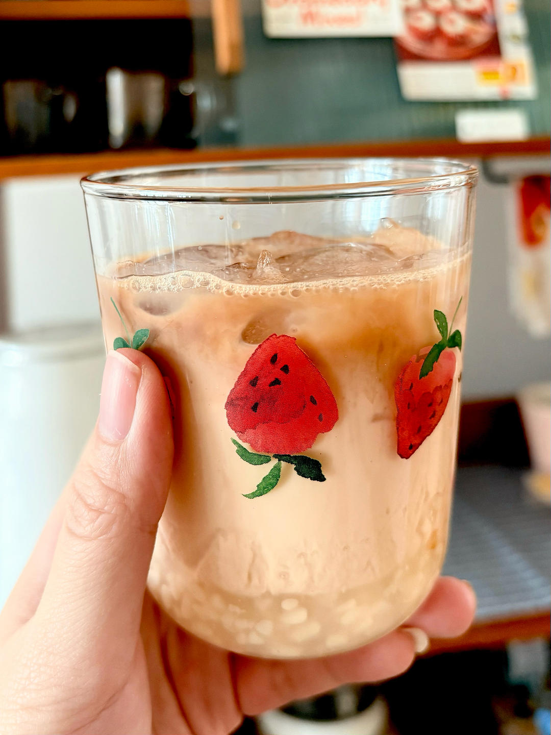 桂花酒酿冰奶茶🌼超好喝的中国风味茶