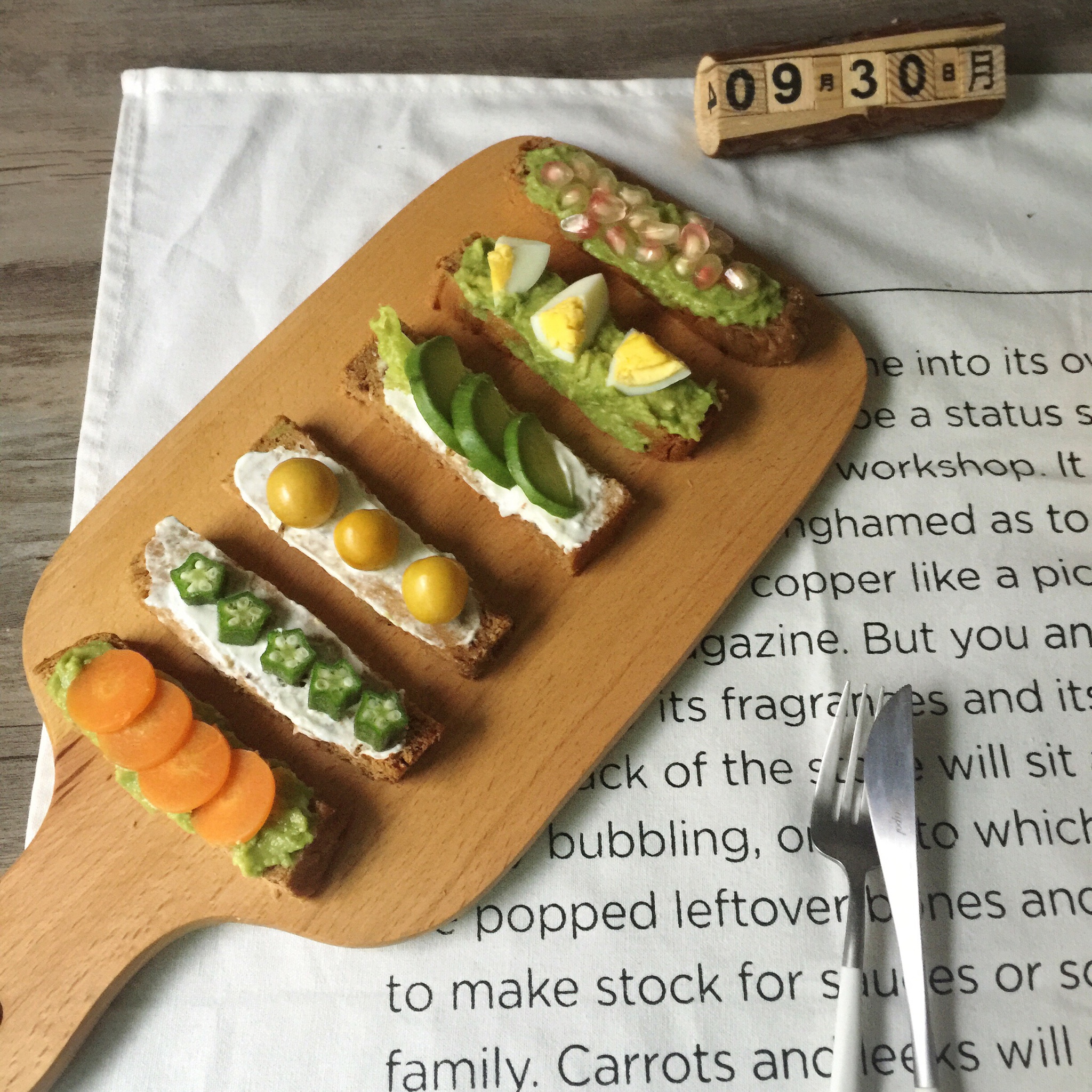 Tartine（开放式三明治）公式