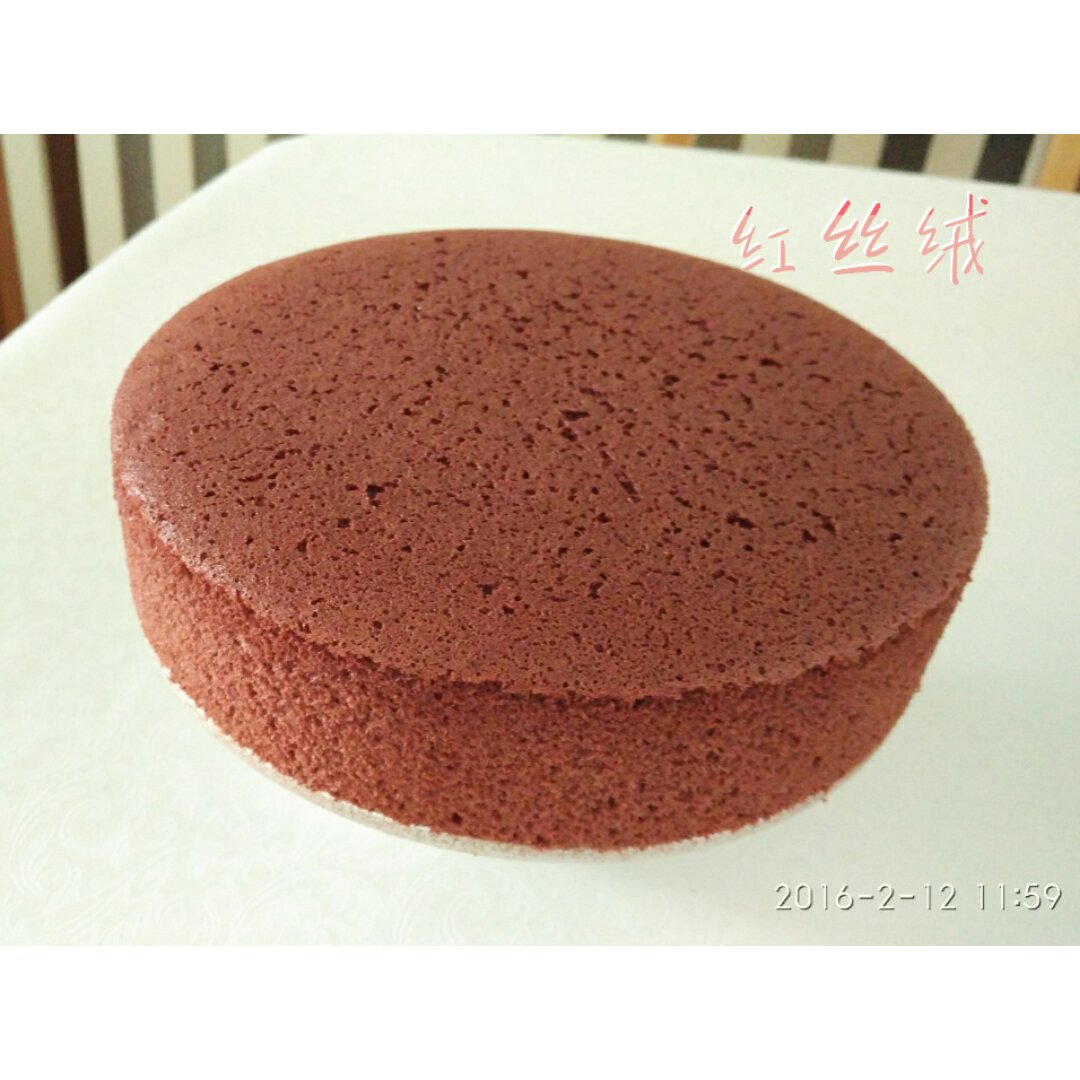 红丝绒戚风蛋糕