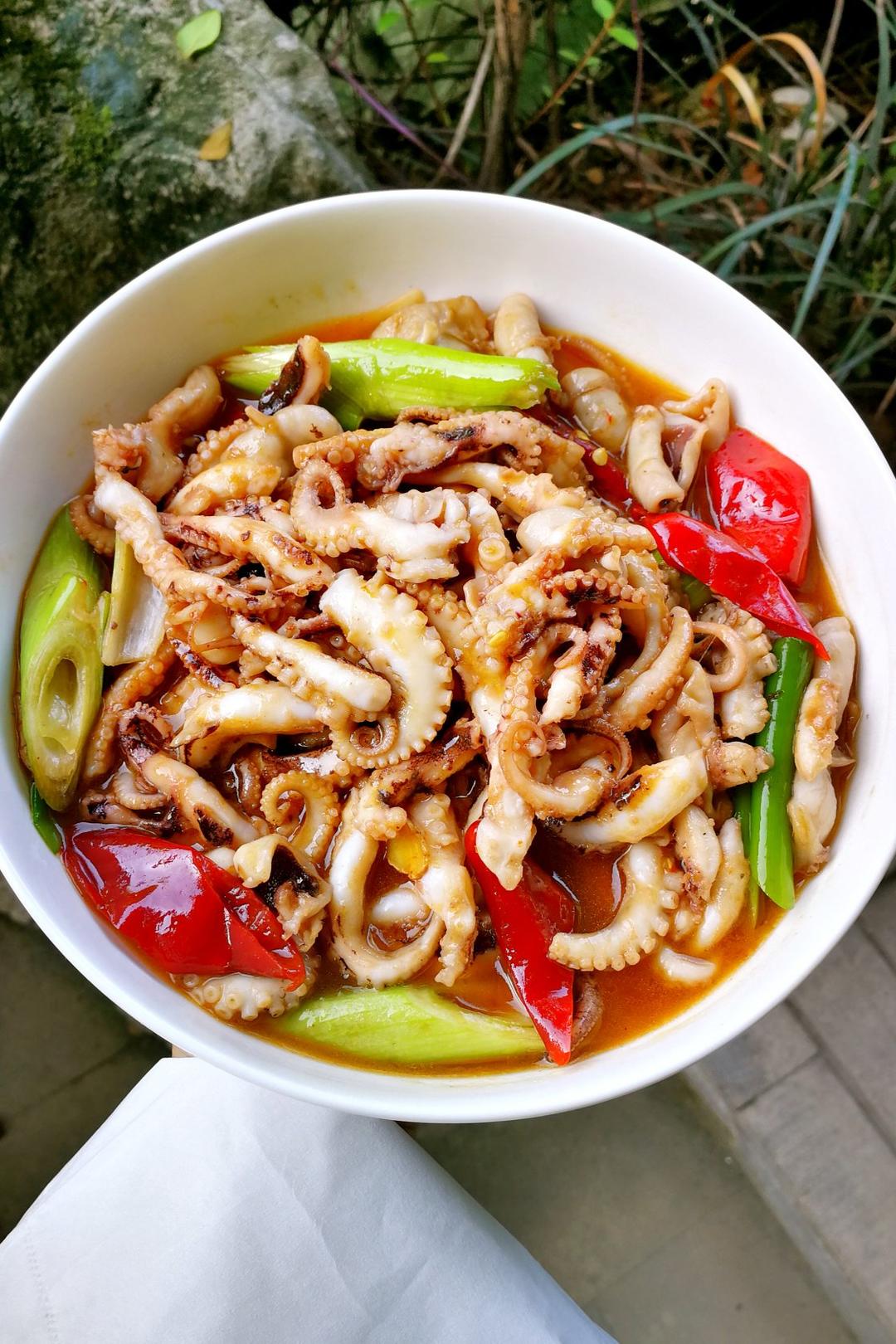 我love我home做的爆炒八爪鱼