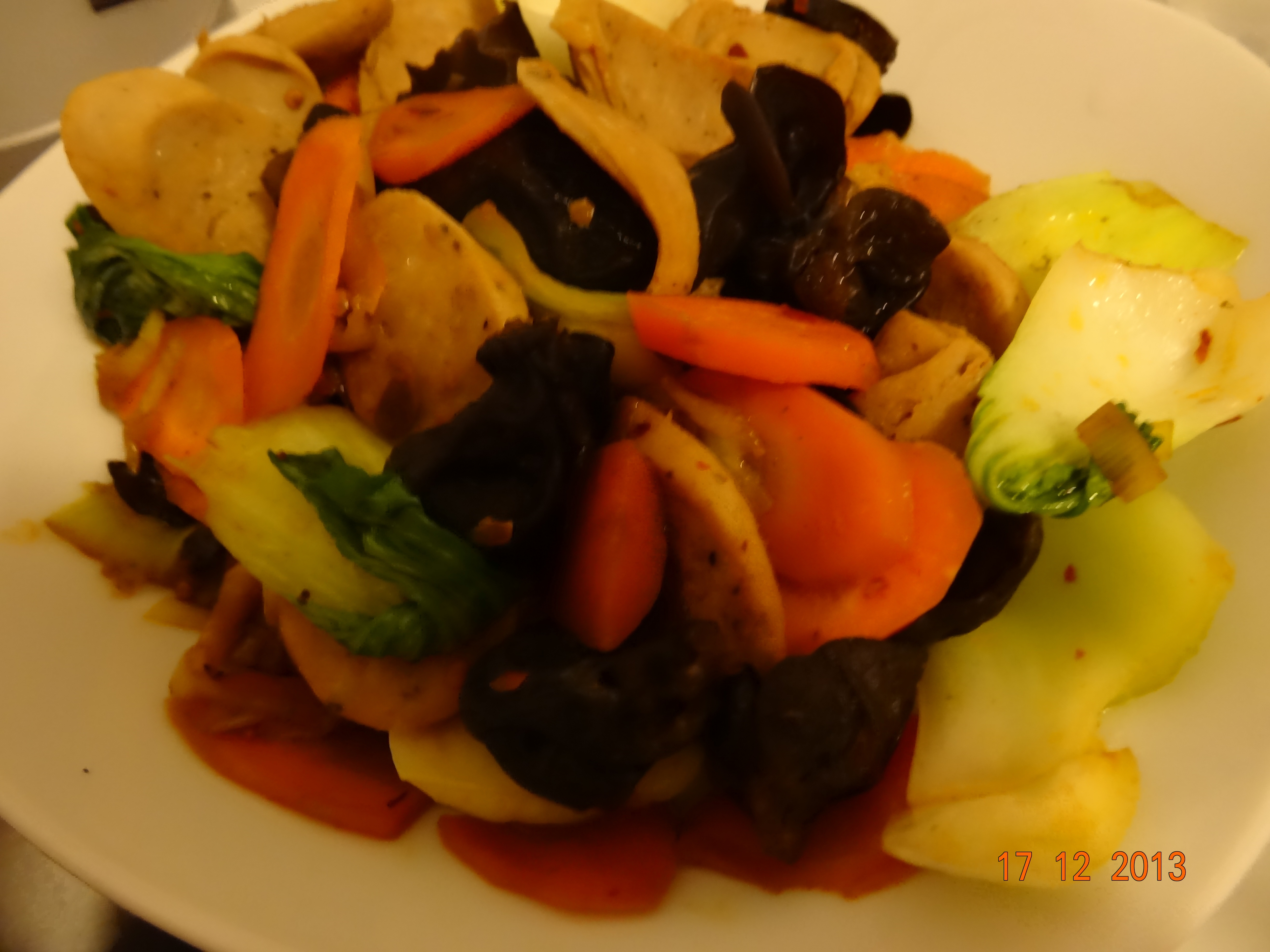 苦瓜木耳炒香肠