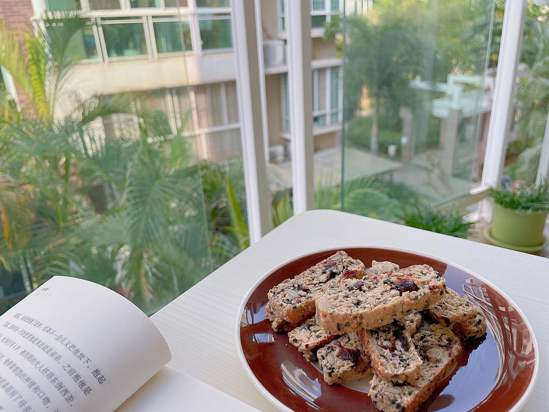 【健康零食】燕麦坚果意式脆饼