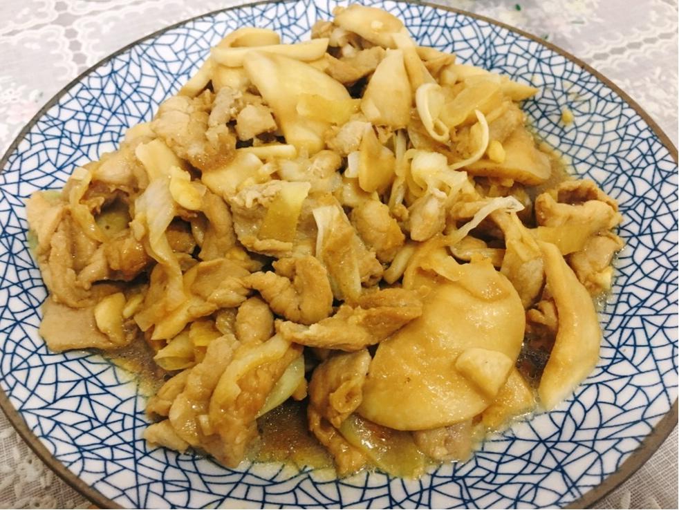 肉炒杏鲍菇