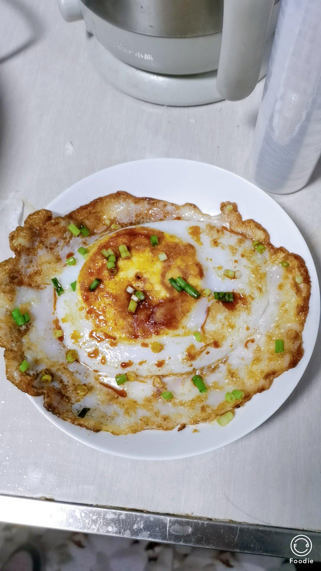 椒盐煎鹅蛋-也可煎任何蛋