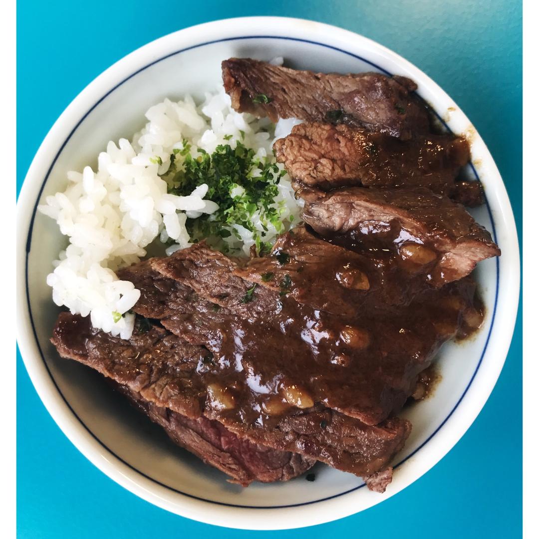 【曼食慢语】日式牛排丼