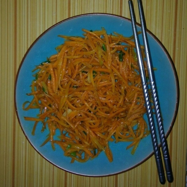 清炒胡萝卜丝