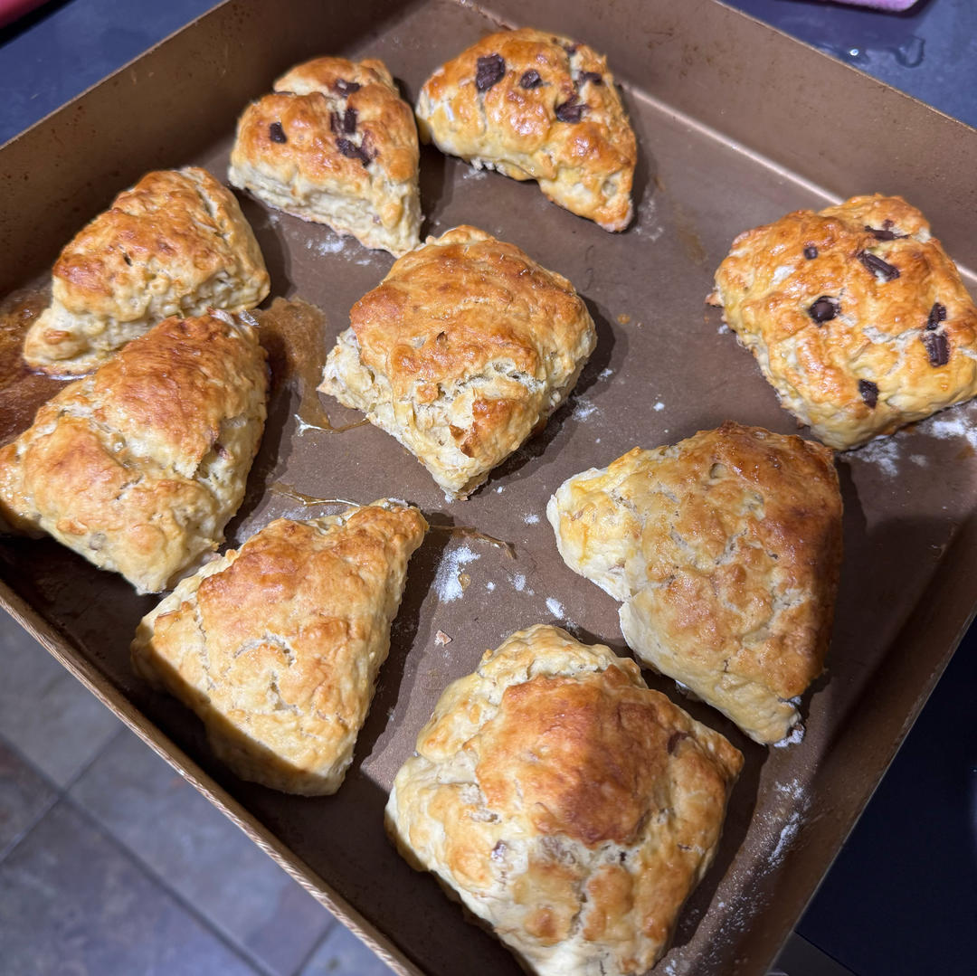 口感酥松的英式苹果司康🍎