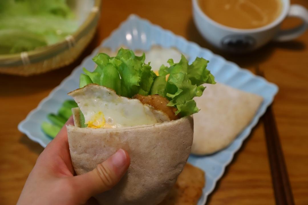 全麦口袋面包——皮塔饼