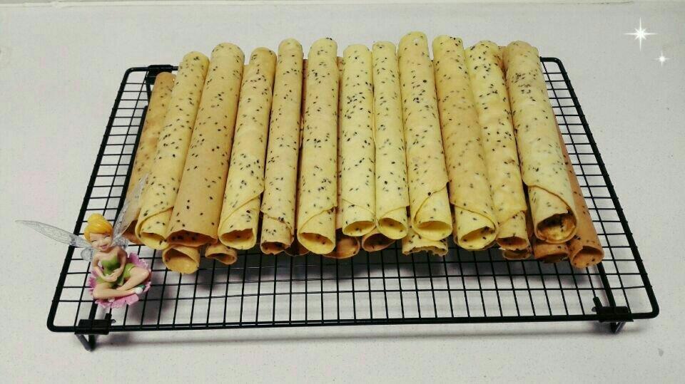 黑芝麻鸡蛋卷（黄油版）