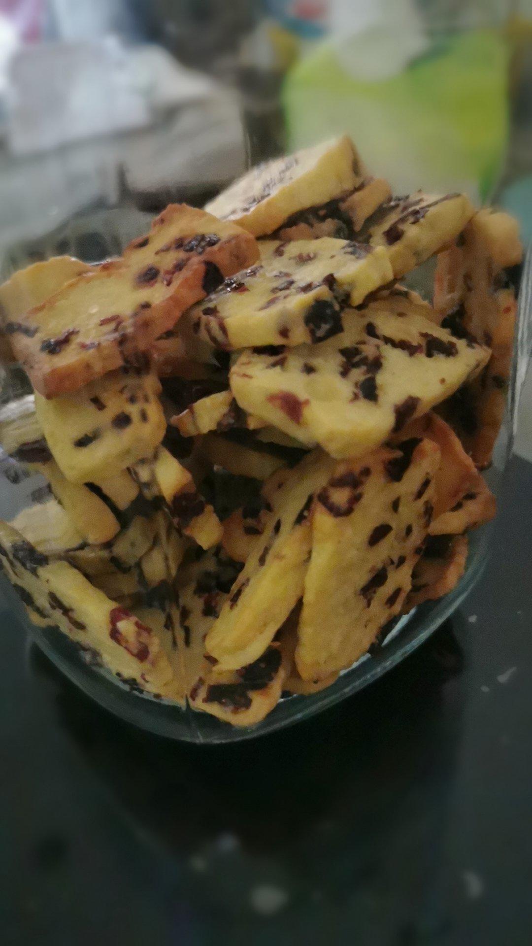 低糖少油版蔓越莓饼干