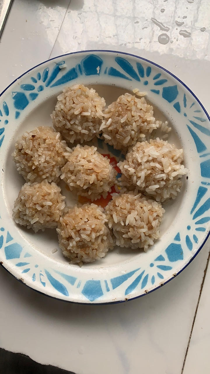糯米珍珠丸子，年夜饭必备菜，快手蒸菜